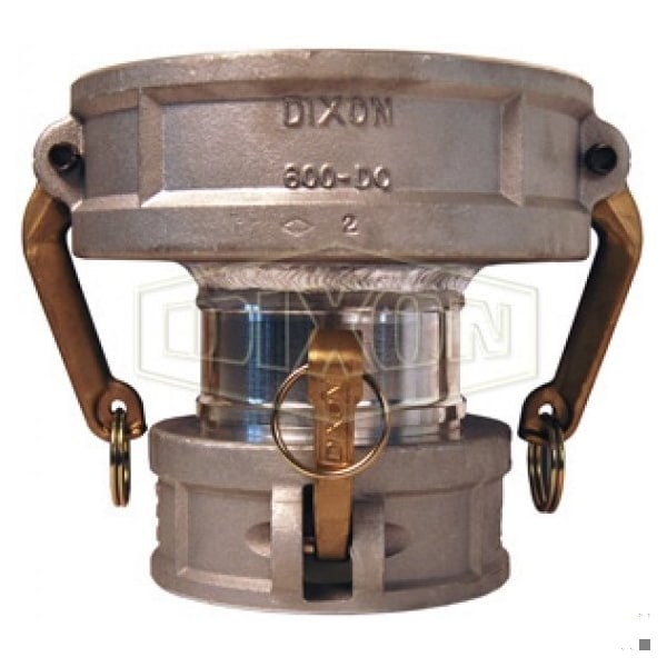 Cam and Groove Spool Coupler, 4 x 5 in Nominal, Coupler End Style, Aluminum, Domestic